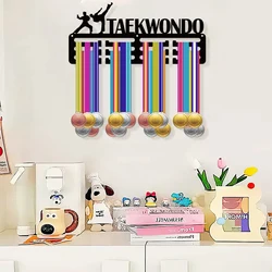 1PC Taekwondo Medal Hanger Display Medal Holder Rack Sports Metal Hanging Athlete Awards Iron Wall Mount Decor