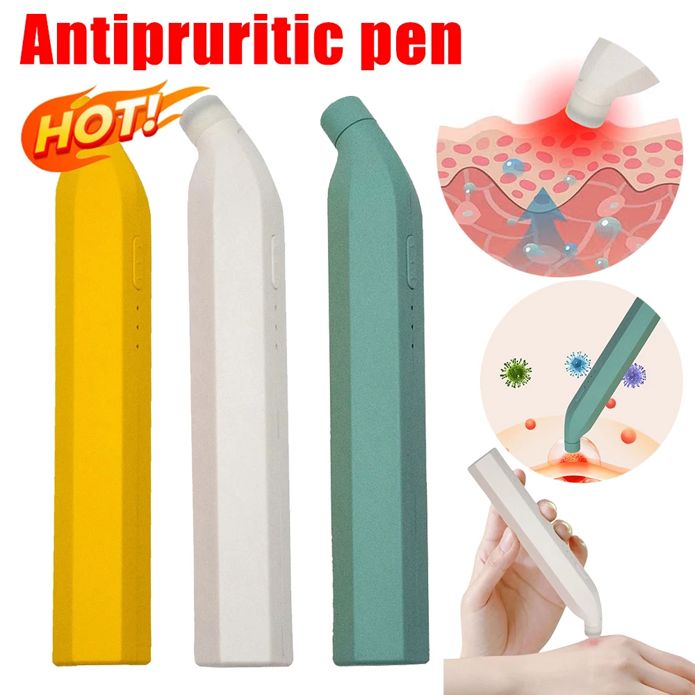 Electronic Mosquito Bite Antipruritic Device Portable Antipruritic Pen Quick Itching Relief for Outdoor Household Anti Mosquito