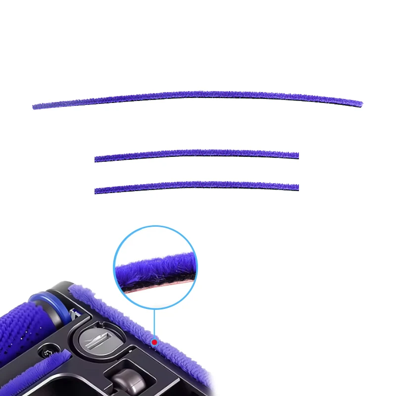 Soft Plush Strips Replacement Set For V6 V7 V8 V10 V11 V15 Vacuum Cleaner Roller Accessories Wear Resistant Stripes