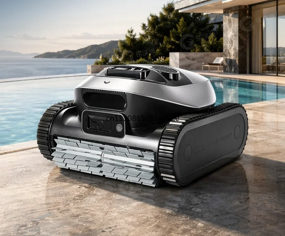For Cordless Smart Robotic Pool Cleaner Automatic Underwater Bottom Vacuum Household Swimming Pool Cleaning Equipment