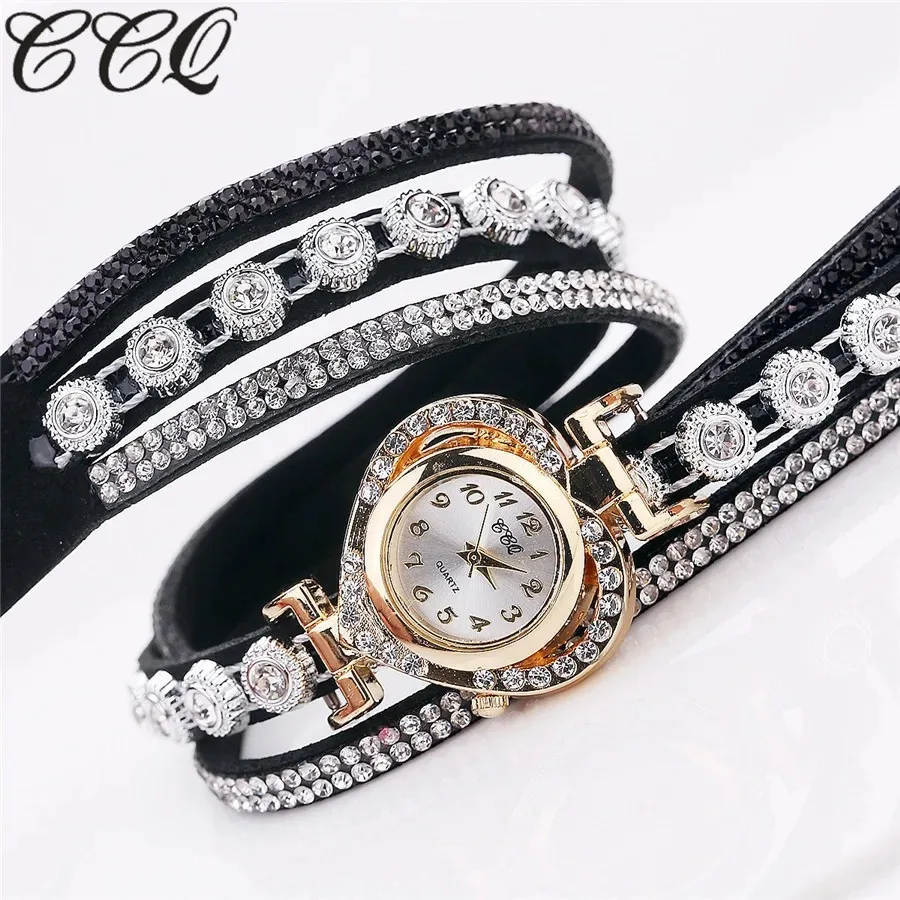 Gorgeous Women'S Diamond Inlaid Watch Retro Sparkling Crystal Bracelet Multiple Exquisite Dials Simulated Quartz Watch For Women view 5