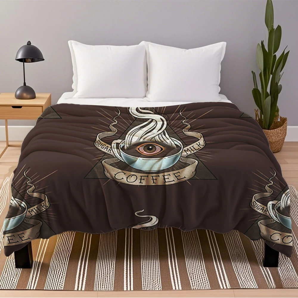 بطانية صوف حديثة وبسيطة لحاف لحاف غير متوقع بطانيات غير قابلة للتنفس لمطبخ مكتب البالغين