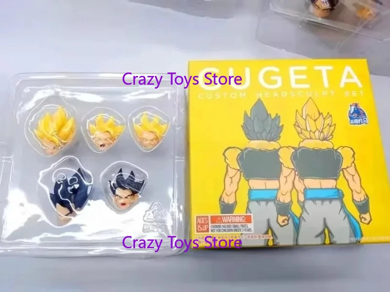 

In Stock Demoniacal Fit Dragon Ball SHF Gugeta Super League/Normal Head Carving Statue Collectibles Accessories Toys Gifts