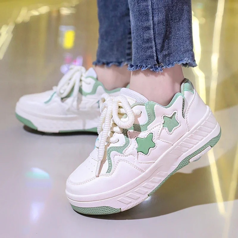 Imagen 4: Zapatillas de Patinaje Infantiles, Zapatillas Deportivas para Niños con Dos Ruedas, Zapatillas para Correr, Zapatillas Casuales para Niños y Adultos