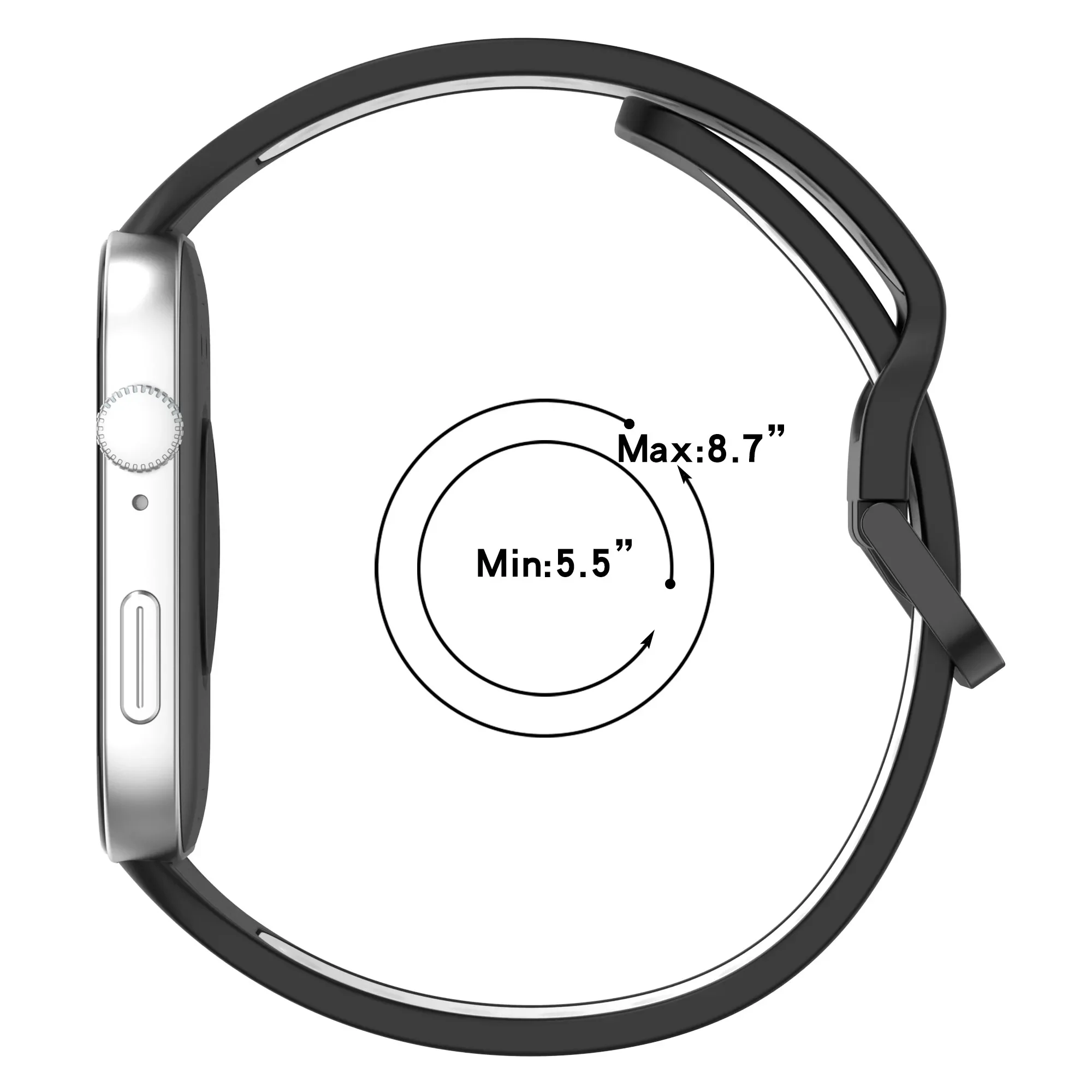 สายรัดข้อมือซิลิโคนสองสีสำหรับนาฬิกา Huawei Fit3นุ่มสบายสายรัดข้อมือสำหรับ Huawei Watch Fit 3เข็มขัดอุปกรณ์เสริม Correa