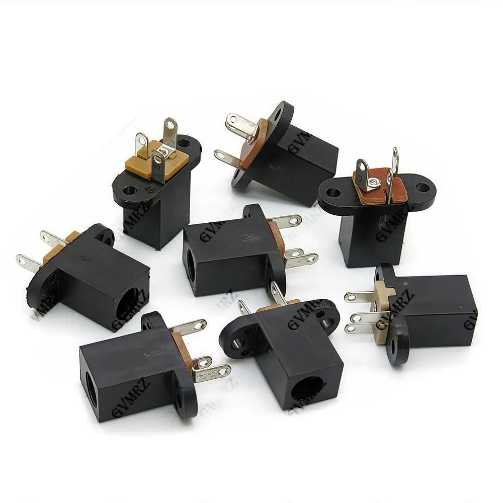10PCS 3PIN DC-008 3.5x1.3mm DC008 Power Socket 3.5*1.3MM Pin Female Interface DC Power Socket with Screw 3.5x1.3