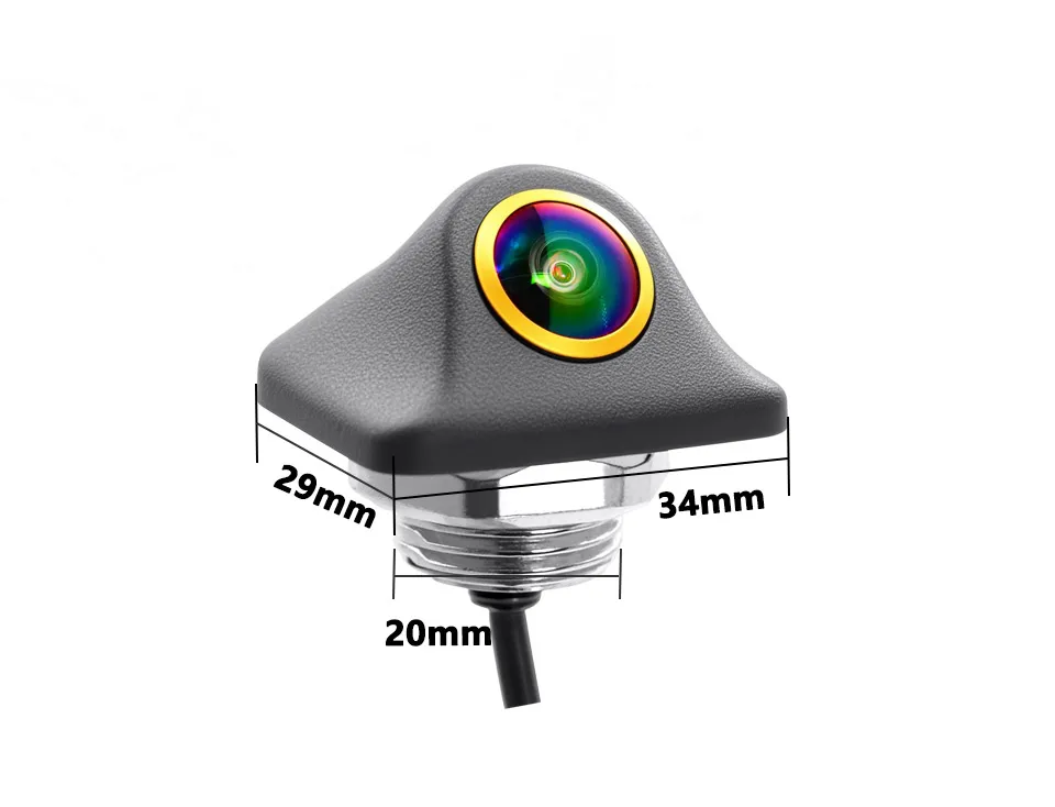 Dynamische Fisheye-Flugbahn AHD 1080P Rückfahrkamera – CCD-Objektiv, Vollfarb-Nachtsicht, mit intelligenten Lenkleitungen – Detail 1
