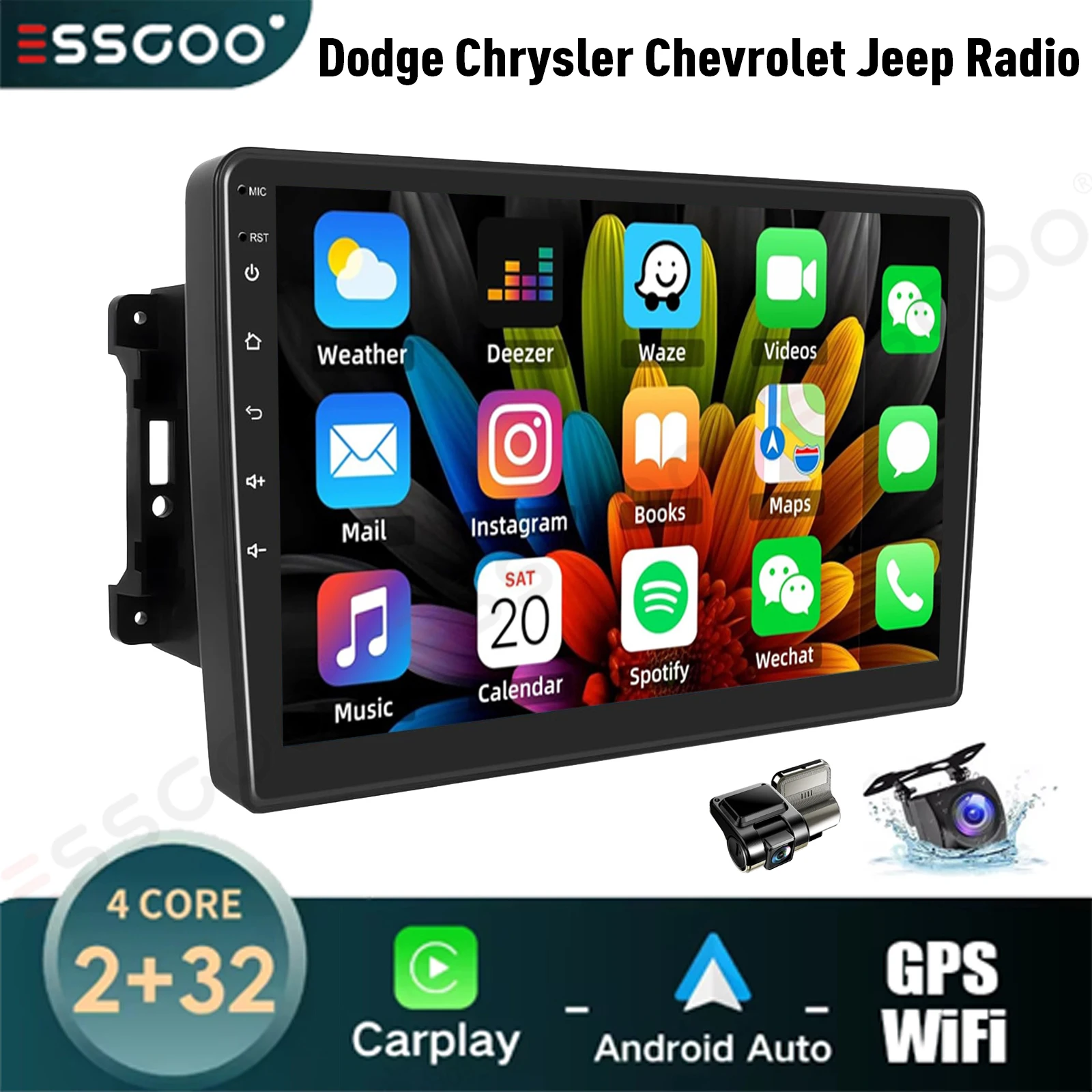10" Car Stereo Radi…