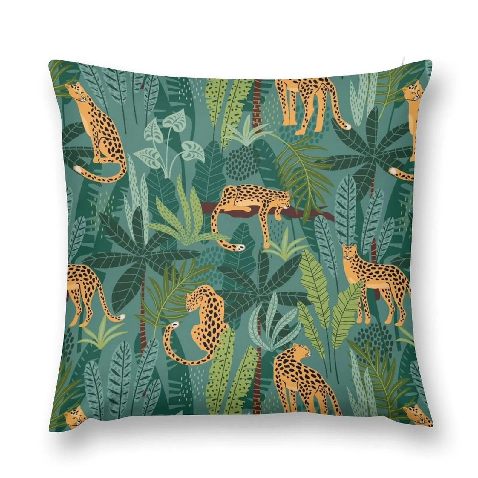 

Jungle Leopards Pattern Throw Pillow Luxury Pillow Case ornamental pillows for living room pillow