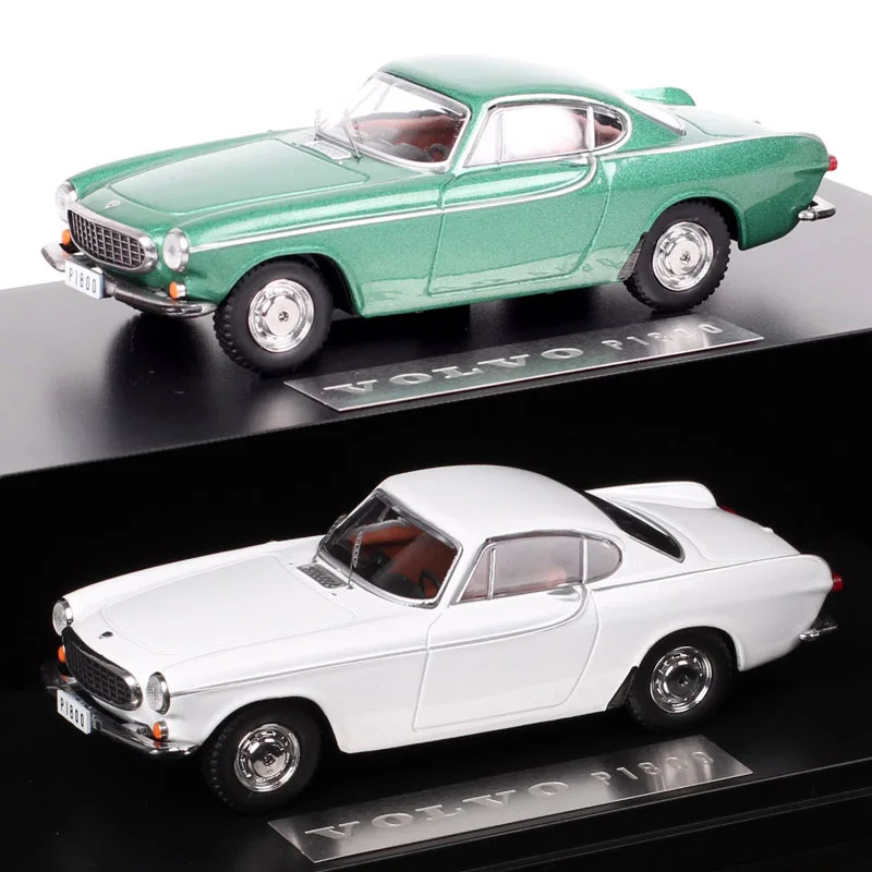 

Классическая модель автомобиля Volvo P1800 в масштабе 1:43, Литые и игрушечные автомобили, акриловая коробка, миниатюрные коллекционные предметы