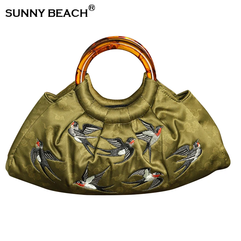 Retro Embroidered Women Bag Cloud Bag Fashion Evening Women Handbag 2024 New Clutch Bag