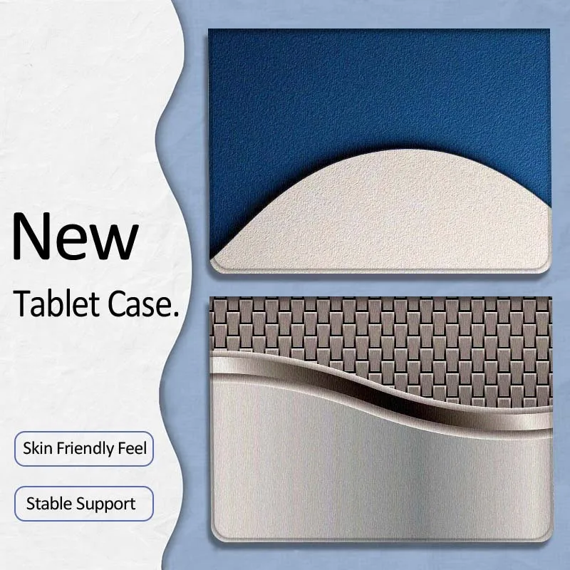 

Silver Brick Wave Pattern Gift For Xiaoxin Lenovo Tab P12 Extreme Legion Y900 Idea Pro GT 12.1 2025 Foldable Tablet Case