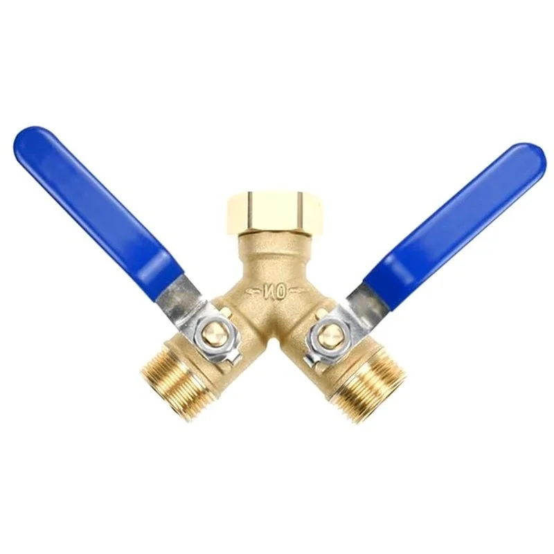 yesABDR-Water Hose Splitter 2 Way Heavy Duty,3/4