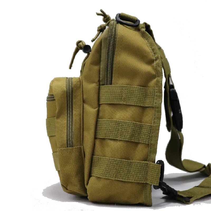 600D Nylon Tactical Chest Bag Hunting Molle Bag Outdoor Sport Crossbody Shoulder Bag For Hiking Camping Travel Cycling Backpack