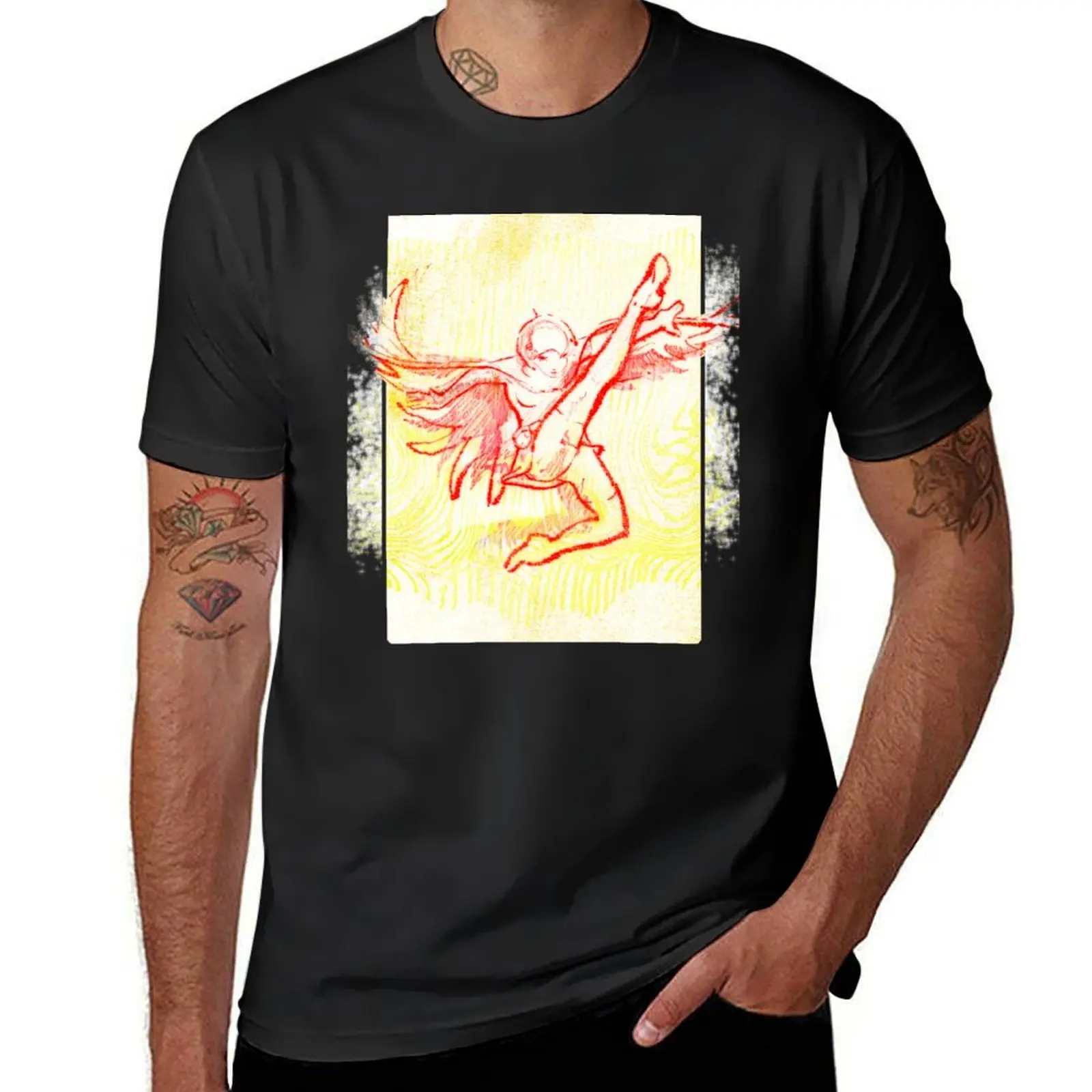 

Jun Swan T-Shirt graphic t shirts custom t-shirts vintage Luxury man sweat shirts, men