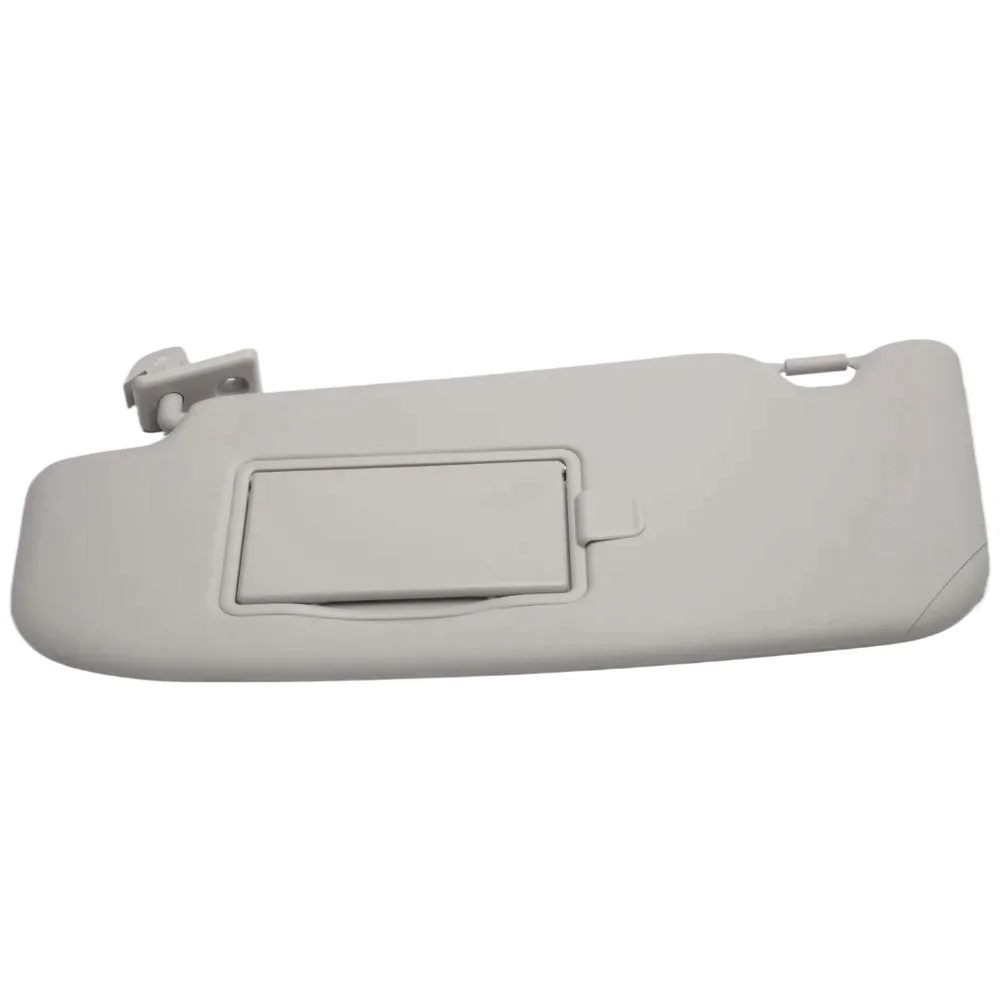 1pc Grey Left Right Sun Visor with Makeup Mirror for Nissan Qashqai 2016 2017 2018 2019 2020 2021 2022