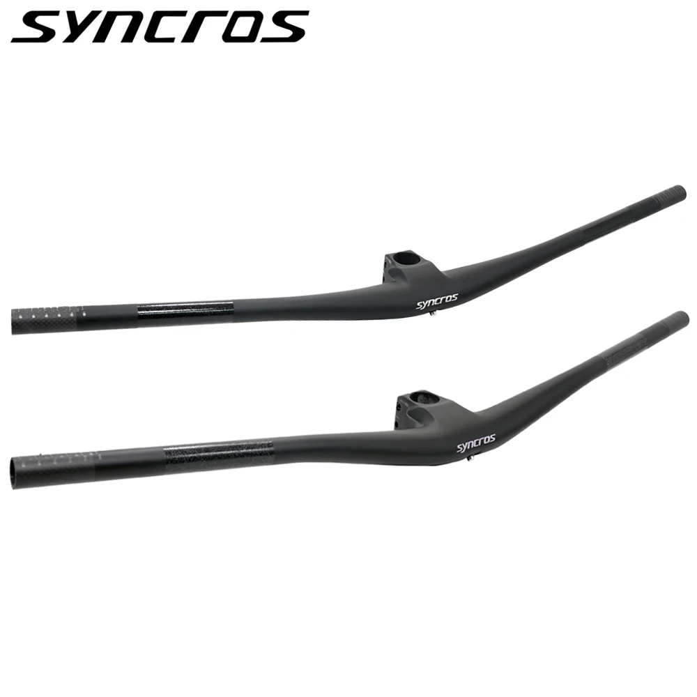 

SYNCROS carbon fiber MTB handlebars,Hixon iC SL Rise integrated cockpit, 28.6mm, 15mm/25mm rise, suitable for all-terrain riding