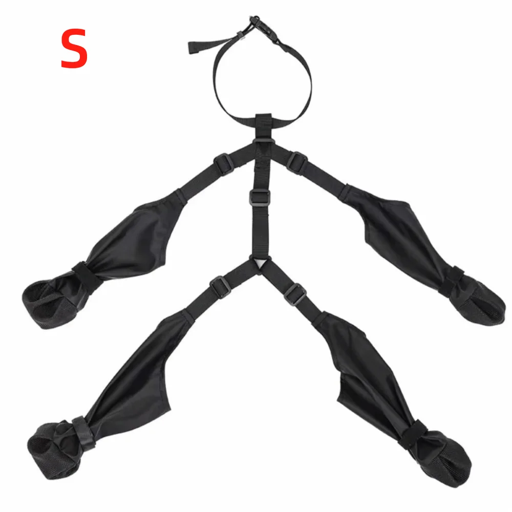 

Anti-fall Waterproof Dog Shoes Adjustable Dirty-proof Dog Rain Booties Anti-Slip Dog Suspender Sock Pet Walking