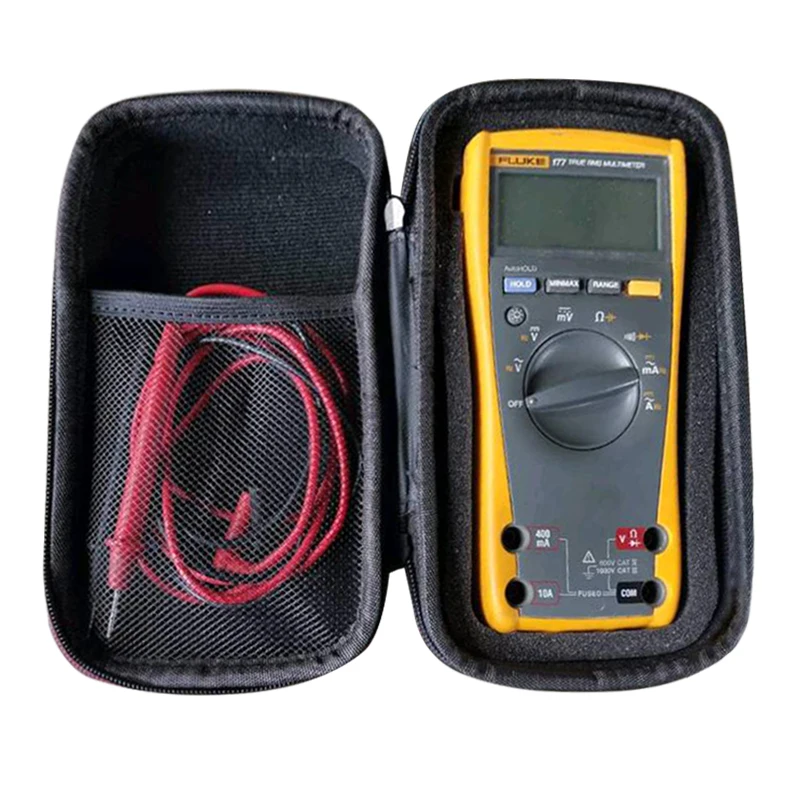 Newest Hard EVA Portable Travel Storage Cover Bag Case for Fluke 175 177 179 True-RMS Digital Multimeter