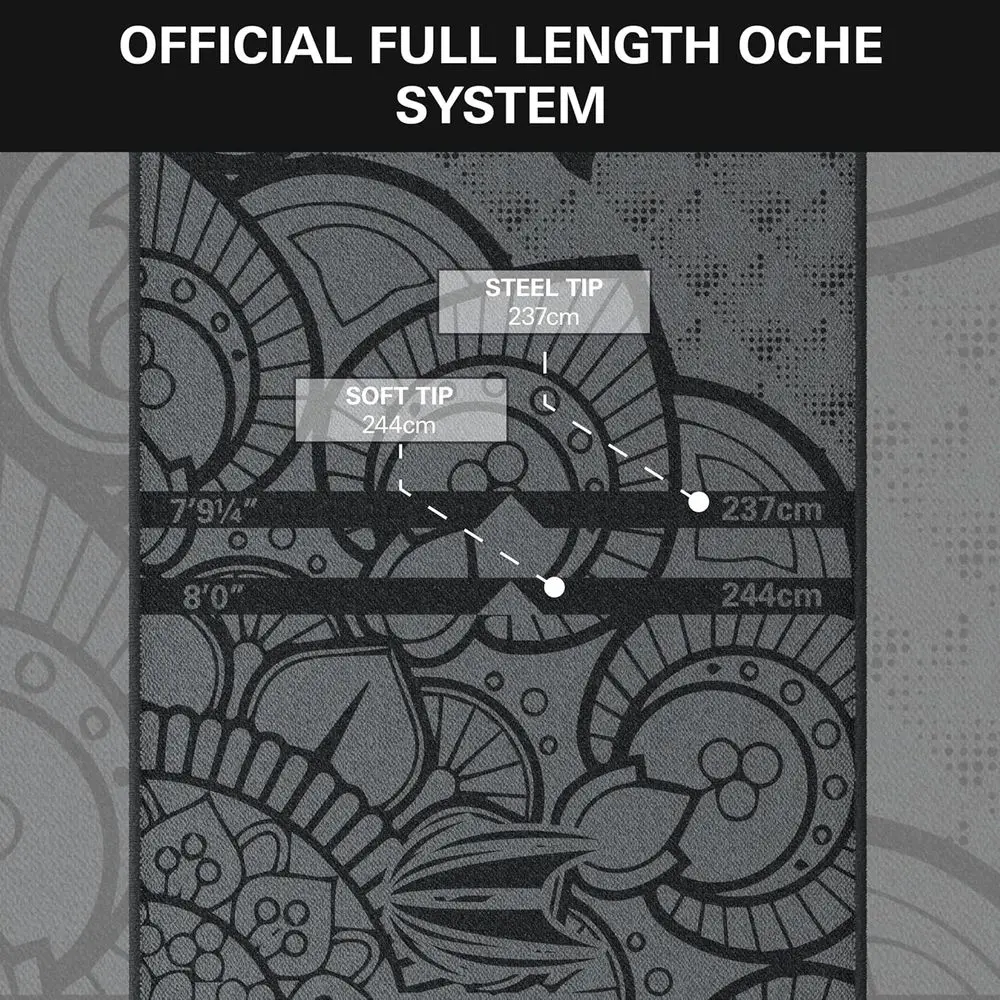 Champion's Choice Dart Mat - Soft & Steel Tip Lines | Anti-Slip Floor Protection | Dartboard Accessories