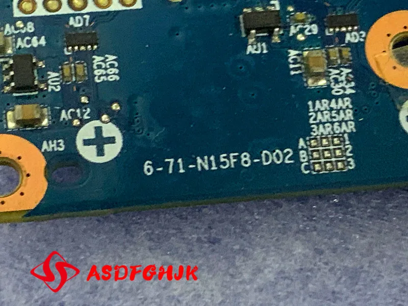 6-71-N15F8-D02 للوحة HASEE Z6 G500 G5K USB IO مع كابل مع 6-43-N1500-062 جميع الاختبارات موافق #3