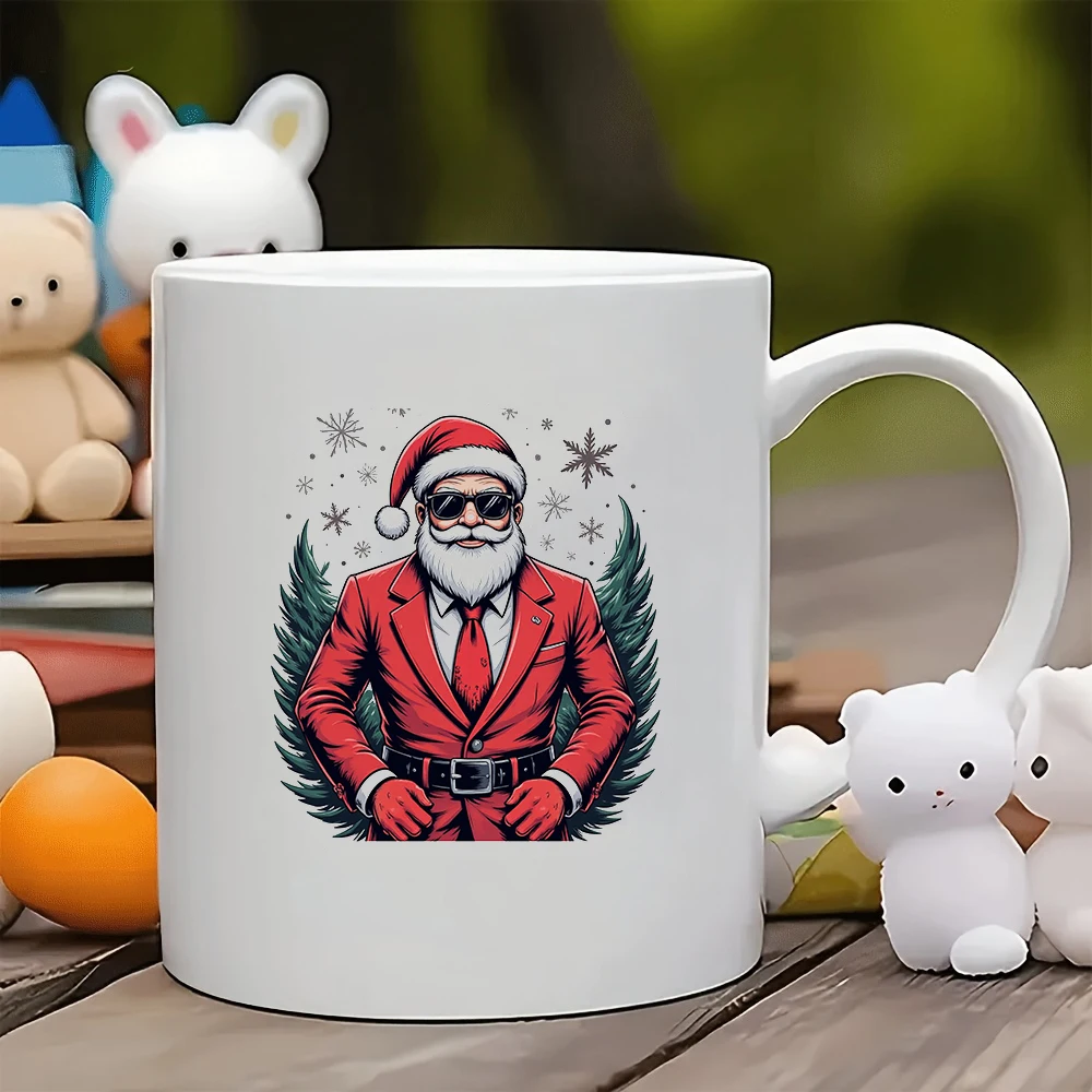 

11oz Cup + Cartoon Santa Claus + Kids Cup Family Christmas Gift Insulated Cup Essential for Christmas