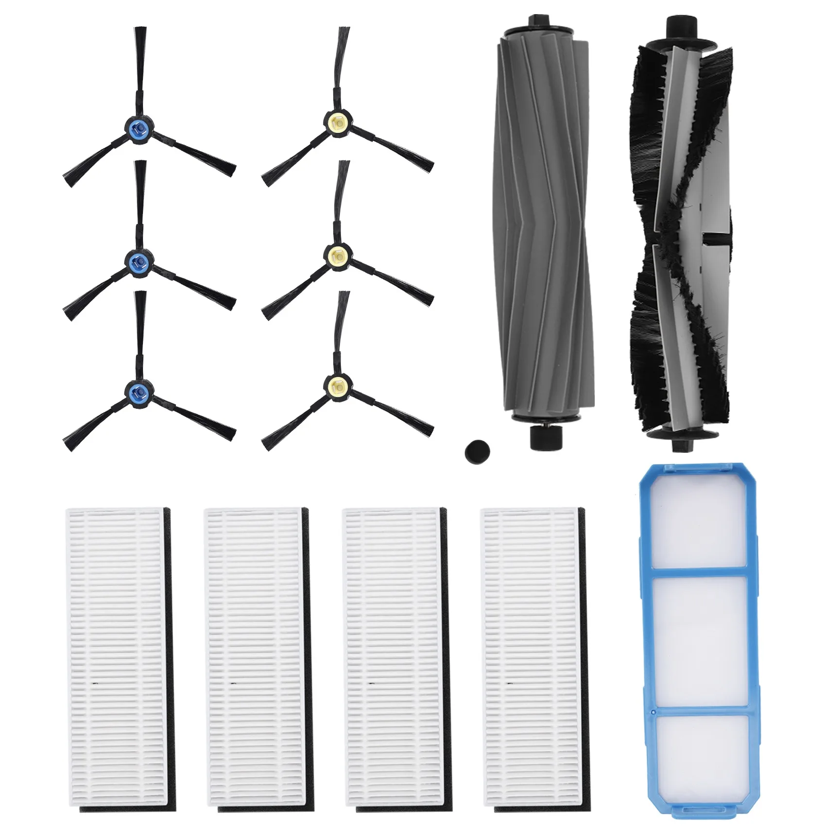 หลักแปรงด้านข้าง HEPA Filter สําหรับ Silvercrest SSR1 SSRA1 สําหรับ Ilife A9S A7 V8 V8S X750 X800 X785 V80 หุ่นยนต์อะไหล่สูญญากาศ