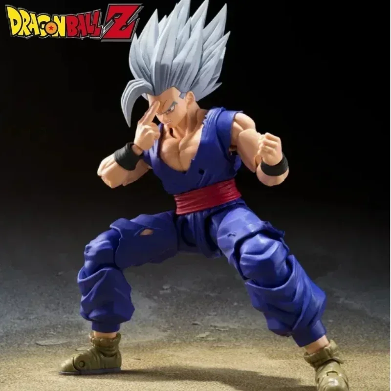 Bandai Dragon Ball Anime Figure Shf Son Gohan Super Hero Figure S.h.figuarts Son Gohan Beast Shf Ko Pvc Action Model Toys Kids