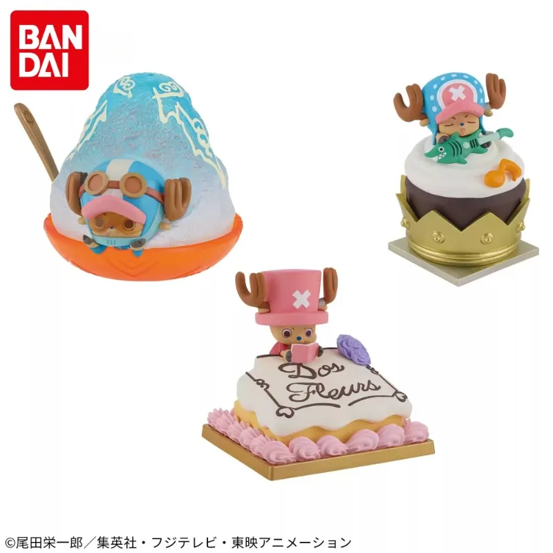 

Bandai Original Genuine ONE PIECE Anime Figure Chopper Palm-sized Dessert Vol.3 Action Figure Toys for Boys Girls Kids Gift