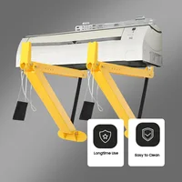 Support mural pour mini-split, 2 pièces, outil de support pour mini-split, pour l'installation et la réparation de climatiseurs, support d'entretien 3