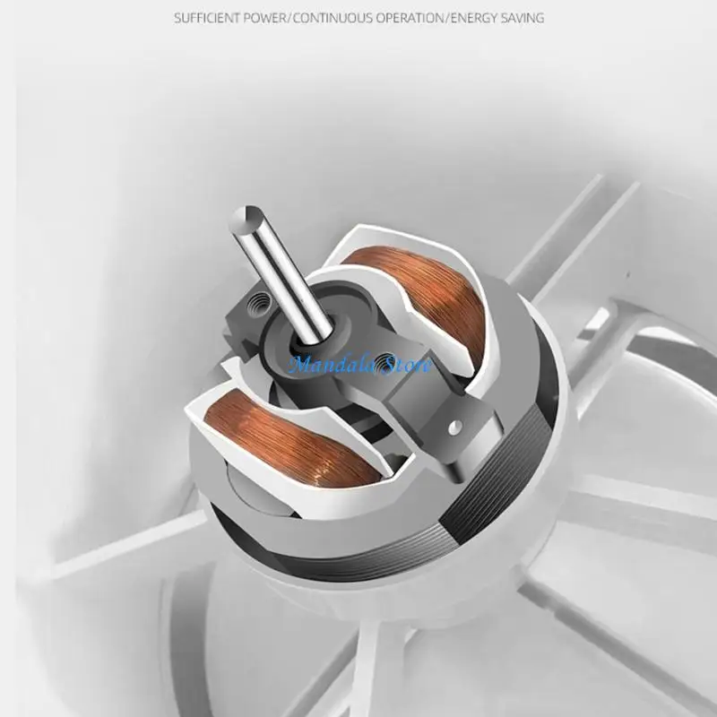 U2JC 4Inch Exhaust Fan with Remote Control Low Noise Ventilation Fan Enduring