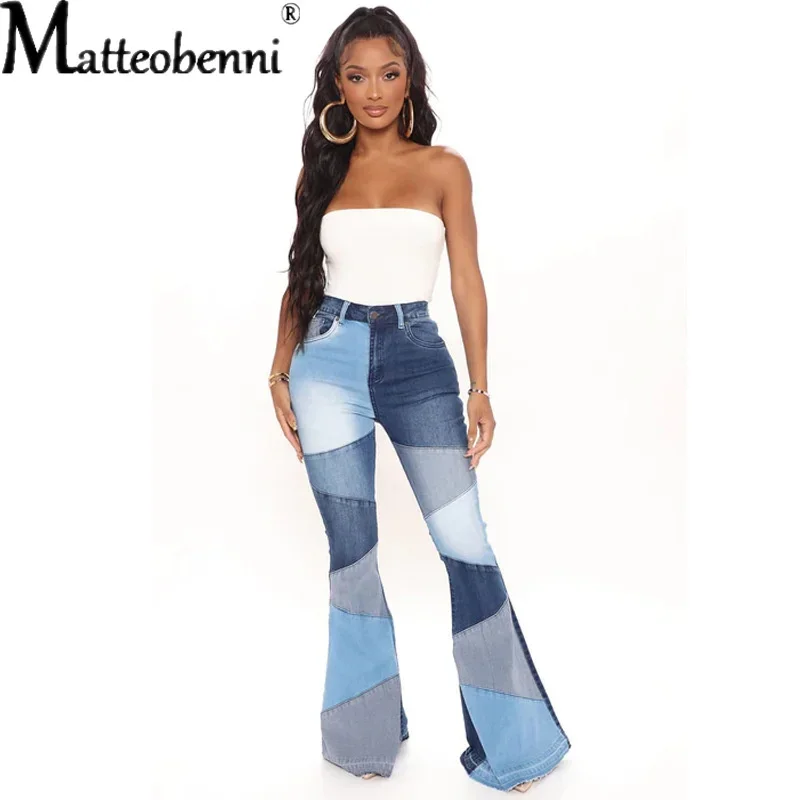 

New Autumn 2024 Fashion High Waist Jeans Women Denim Flared Pants Autumn Pencil Pants Casual Streetwear Jeans Bloomers