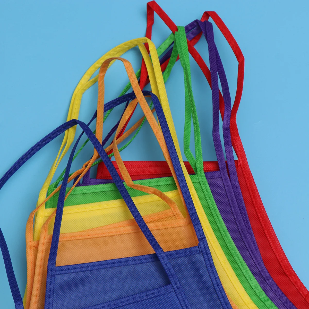

12pcs Painting Apron Drawing Kids Apron Clothes Children Artist Waterproof Reusable Disposable Home Daily Use