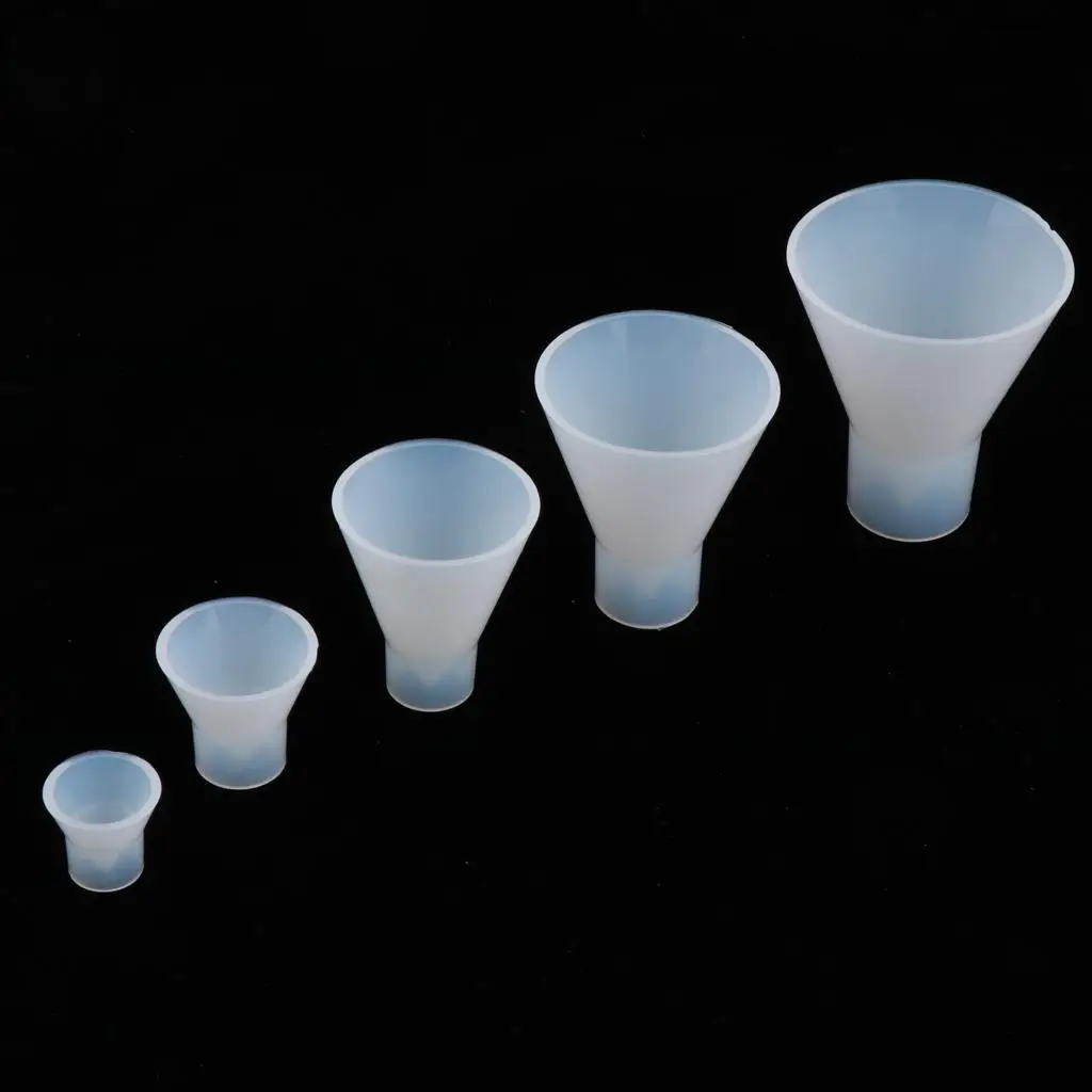 

Flexible Silicone Mold for Resin Casting Jewelry Making Cone Ornament Moulds DIY Crafts Plaster Art