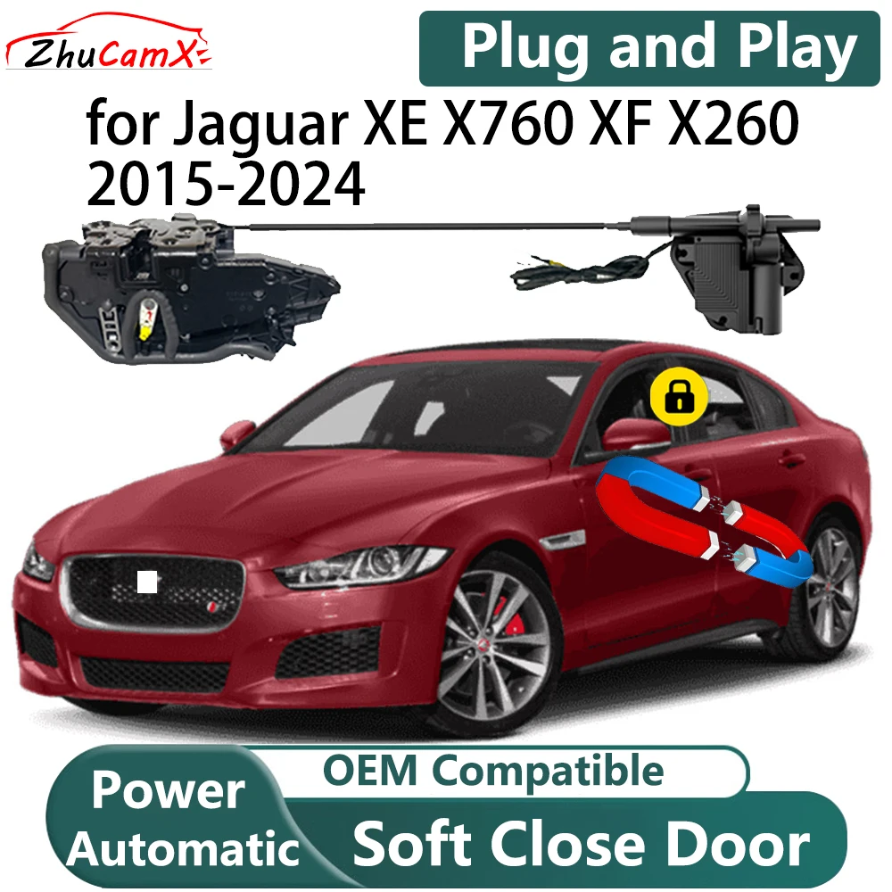 

ZhuCamX for Jaguar XE X760 XF X260 2015-2024 Automatic Electric Soft Close Door Closer Power Comfort Closing System