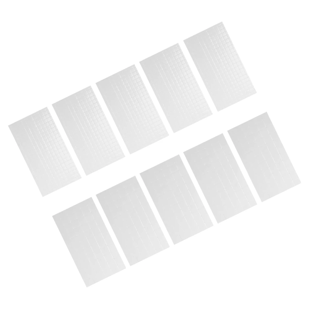 

10 Sheets Foam Adhesive Squares Double Sided Tape Pad For Crafts Scrapbooking Mounting Sticky Craft Tape Sheet Soft Material