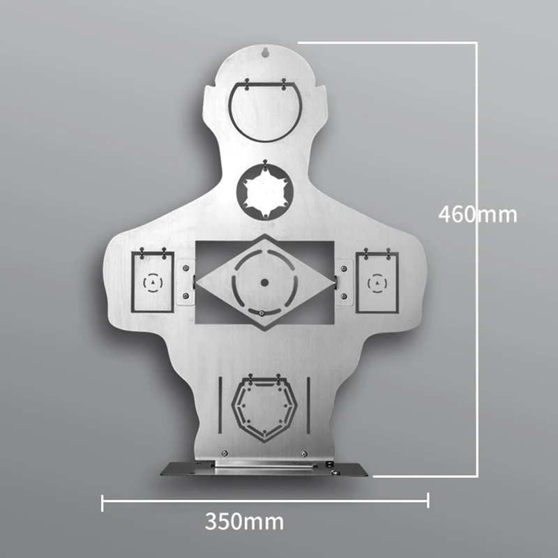 Airsoft Equipment IDPA IPSC Professional Stainless Steel Target USPSA Shooting Training Targets Slingshot Metal Tactical Target