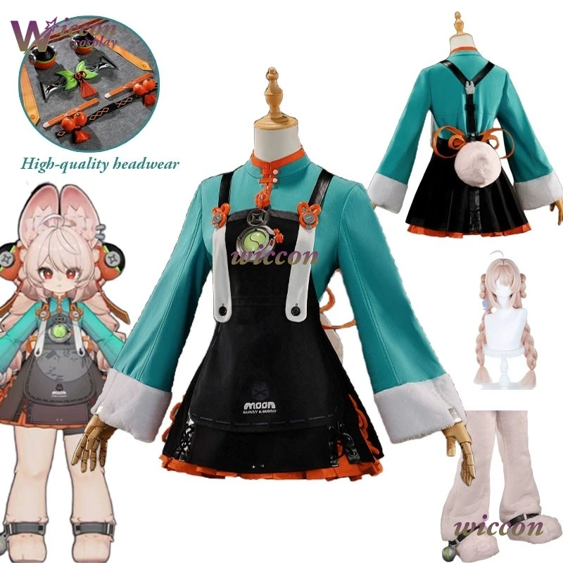 أزياء لعبة ZZZ Zenless Zone Zero Zhao التأثيرية أزياء تشاو شعر مستعار أحذية موحدة للنساء ملابس حفلات الهالوين وحفلات الكرنفال وأعياد الميلاد #2