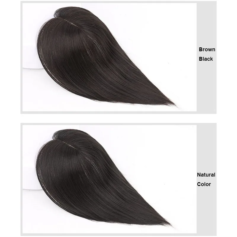 وصلات شعر صناعية خفيفة الوزن ومسامية للنساء تضيف حجم وصلات شعر مفرودة من قطعة واحدة #5