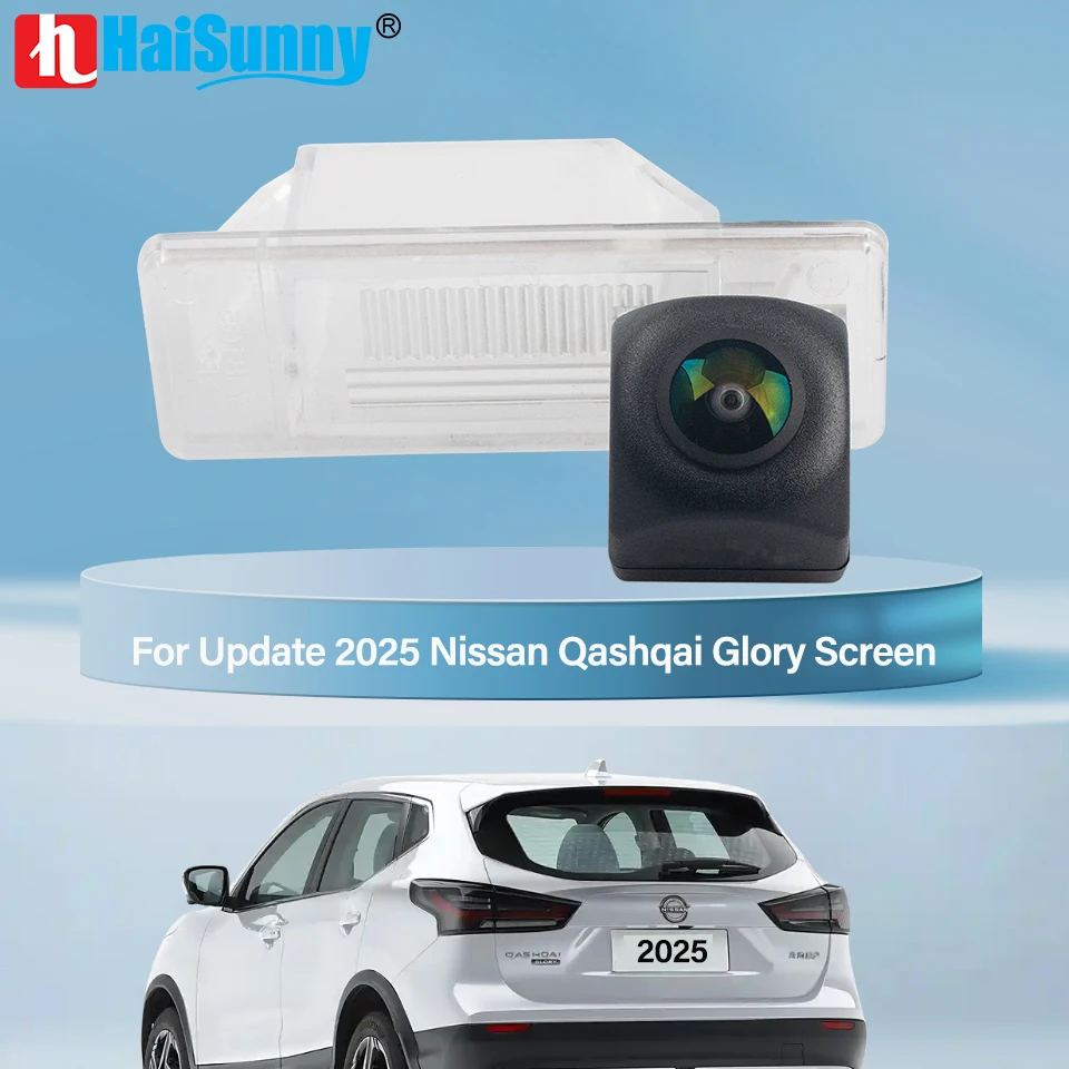 

2024 2025 HD Rear View Camera For Nissan Qashqai Glory Waterpfoof With Original Screen Player Interface Adapter Cable Reversing
