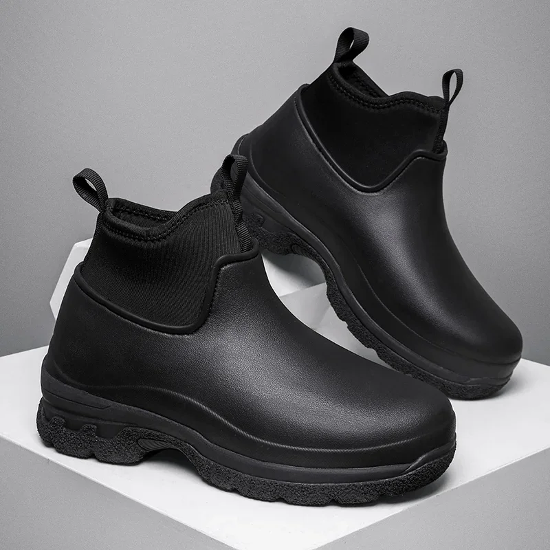 Chaussures de pluie pour hommes, chaussures de chef à l'offre elles optiques, chaussures de sport mo