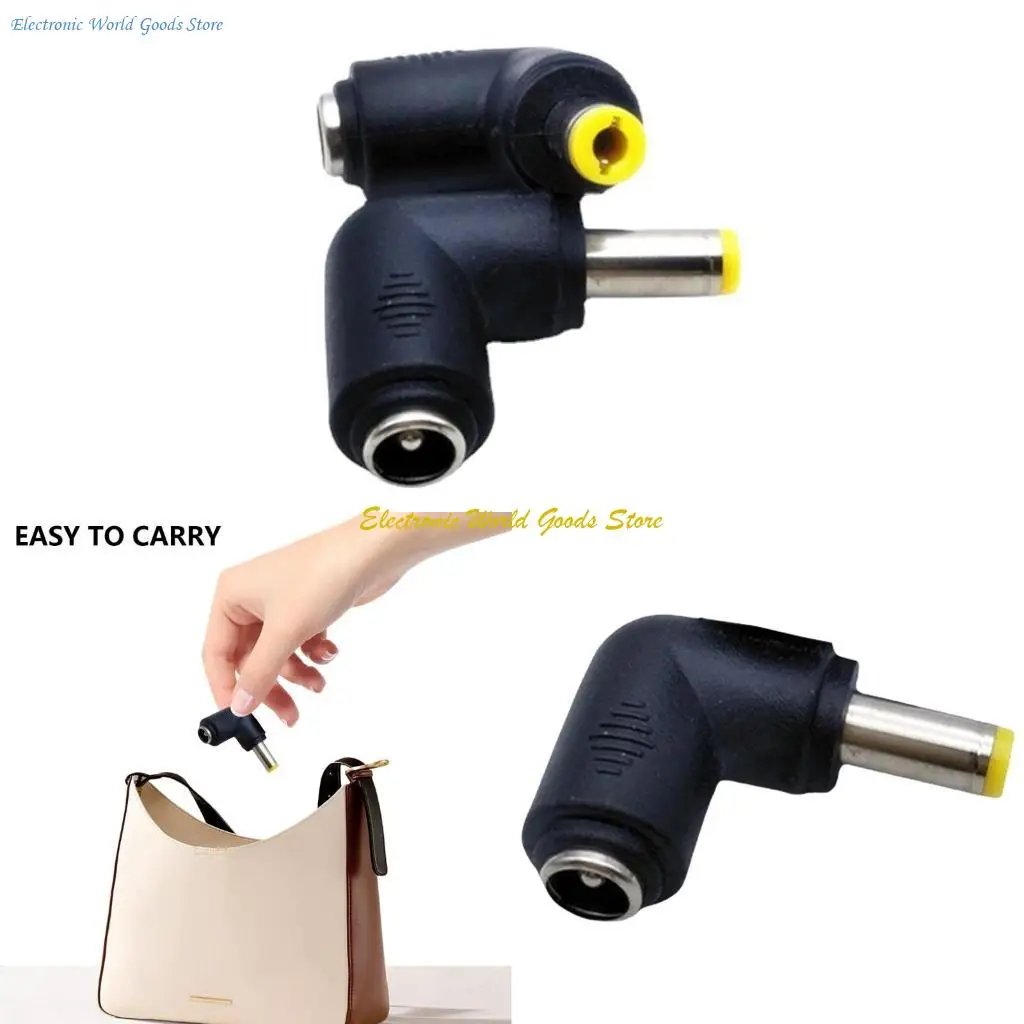 A3PD 90 Grad Ladeadapter -Stromversorgungsadapter DC5521 bis DC5525 Conversion Head