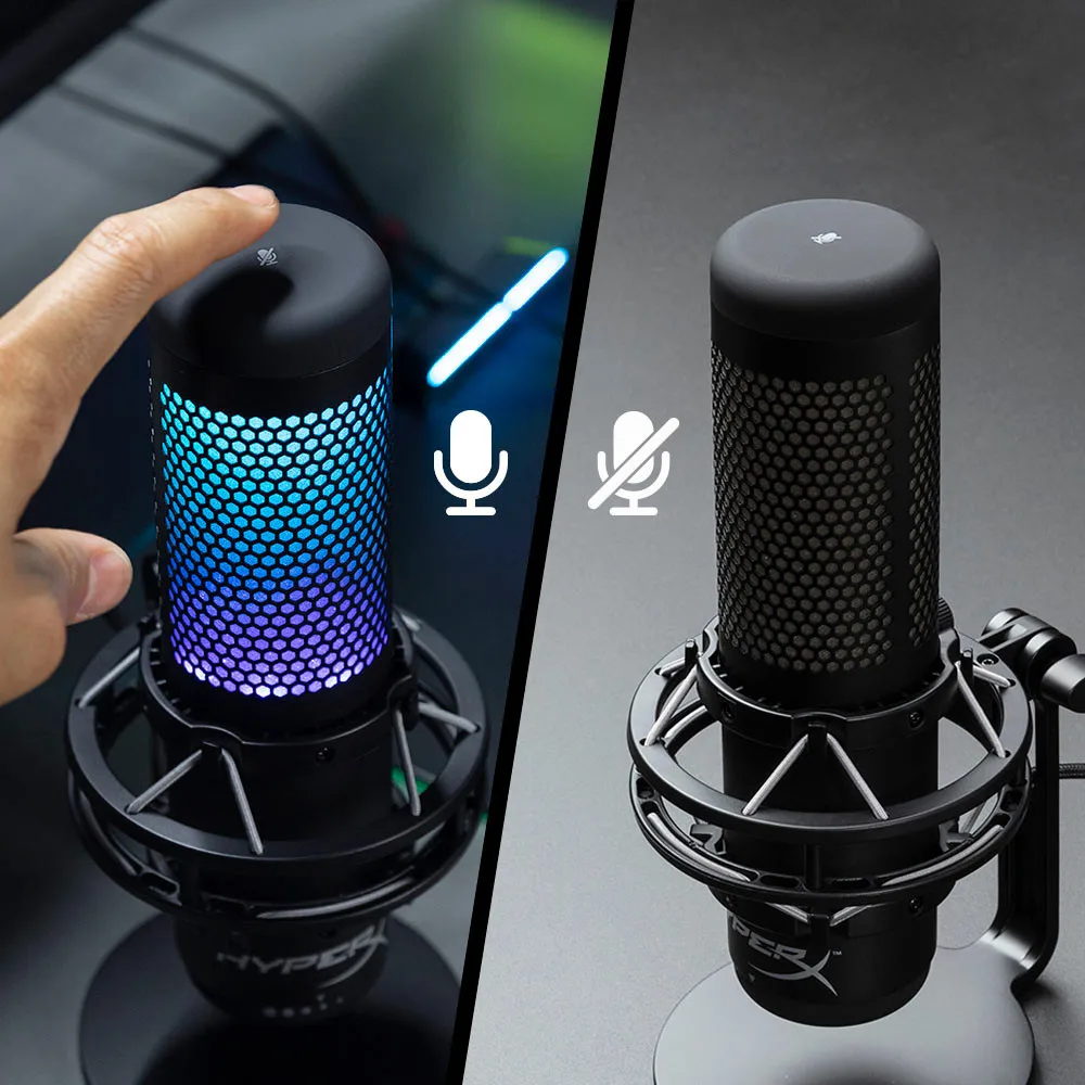 Original HyperX QuadCast S RGB Professional Microphone SoloCast