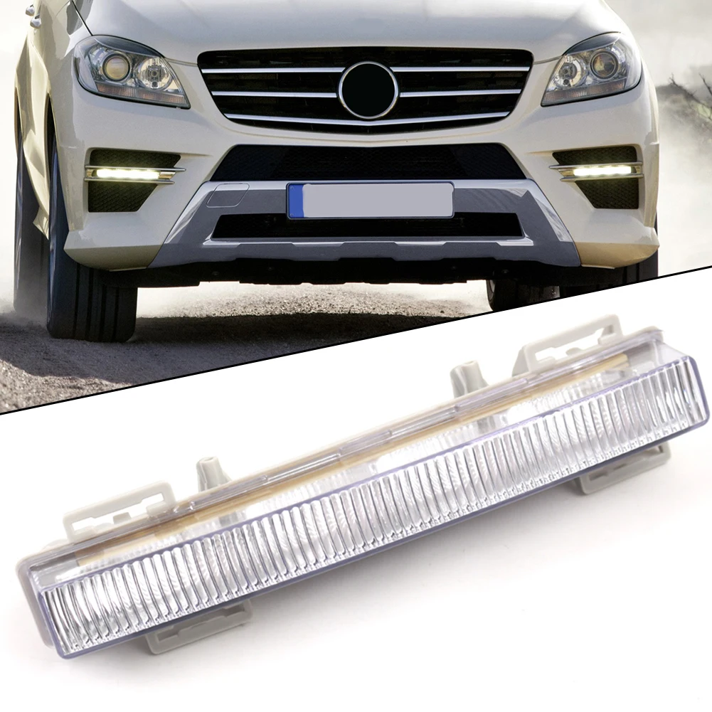 Car Left Front Bumper Daytime Running Light White 12V 2049065401 For Mercedes-Benz W166 ML350 ML500 ML550 GLK250 GLK350