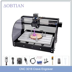 CNC 3018 Pro Max Laser Engraver DIY Engraving Machine GRBL 3-Axis PCB Milling Laser Wood Router Upgraded 3018Pro Mini Engraver