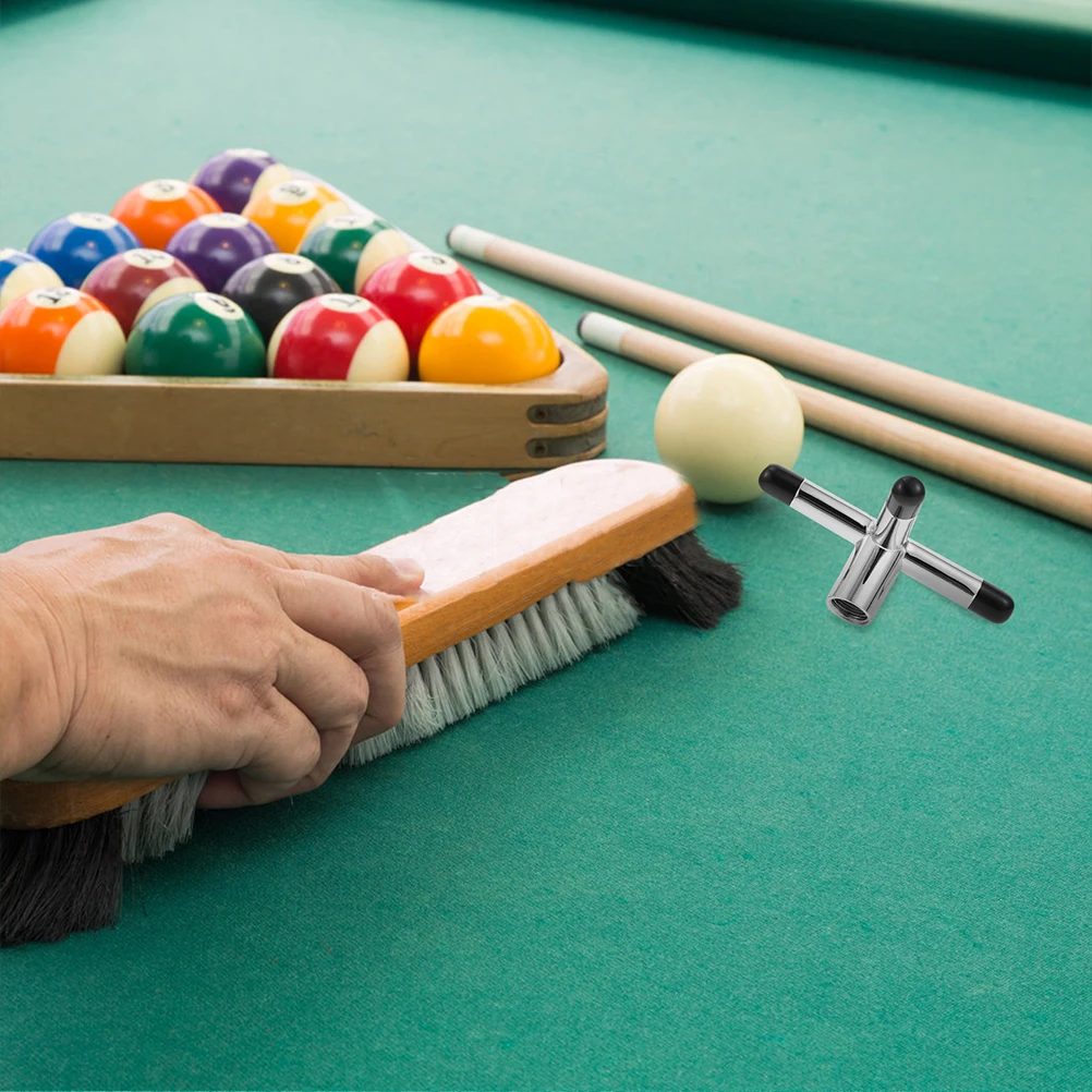 

2Pcs Snooker Pool Bridge Cross Cue Head Metal Adjustable Portable Billiards Cue Accessory Pool Bridge Billiards Equipment