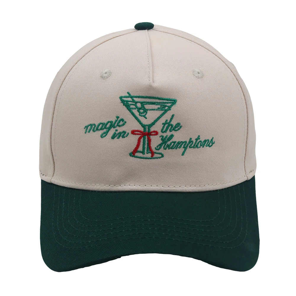 Magic in The Hamptons Trucker Hat Embroidery  Cocktail Baseball Cap Summer Beach Woman Cap Adjustable Buckle