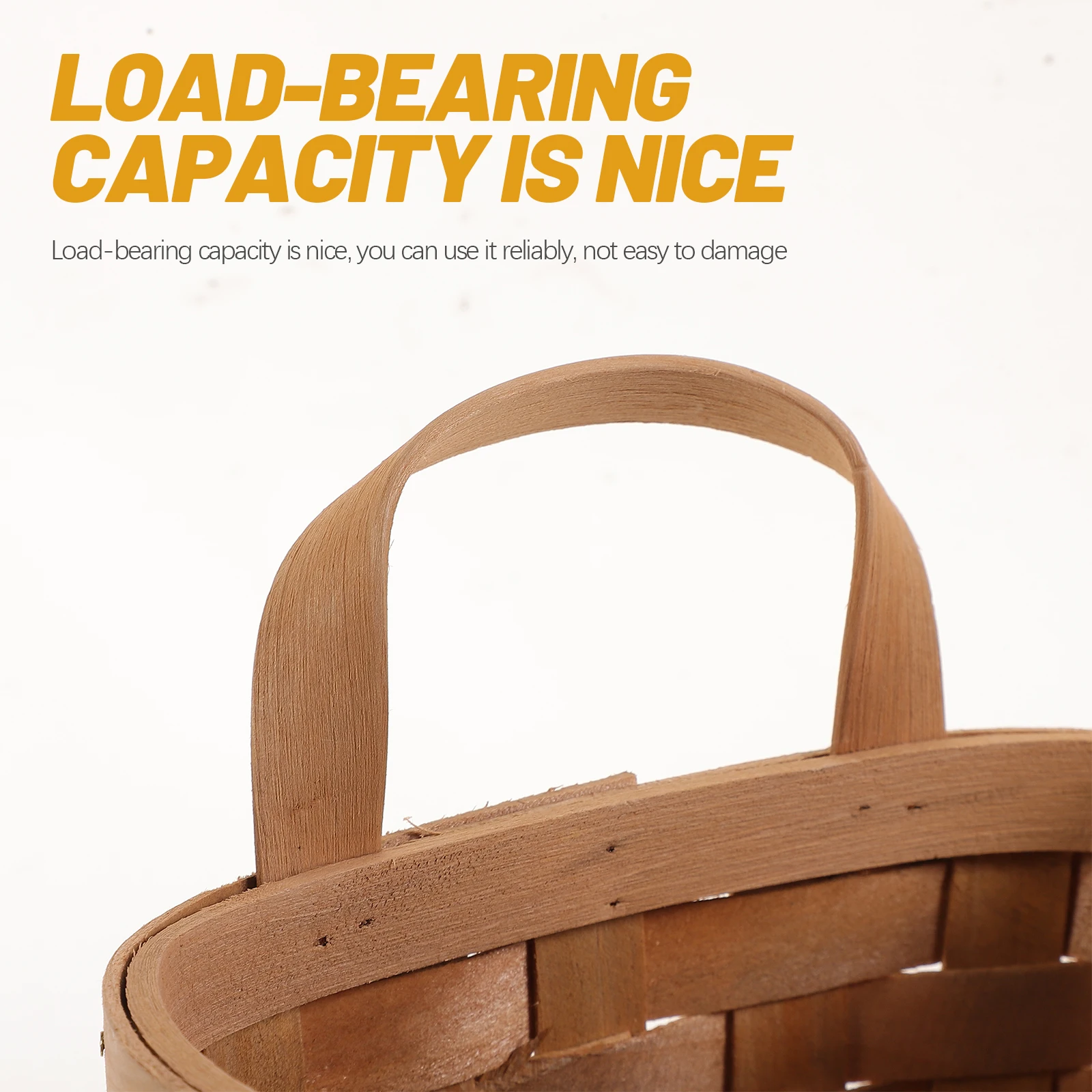 

Woven Storage Wall Hanging Basket 14x10.8x17.5cm Wood Wall Hanging Bins Kitchen Bedroom Organizer Crate Natural Style