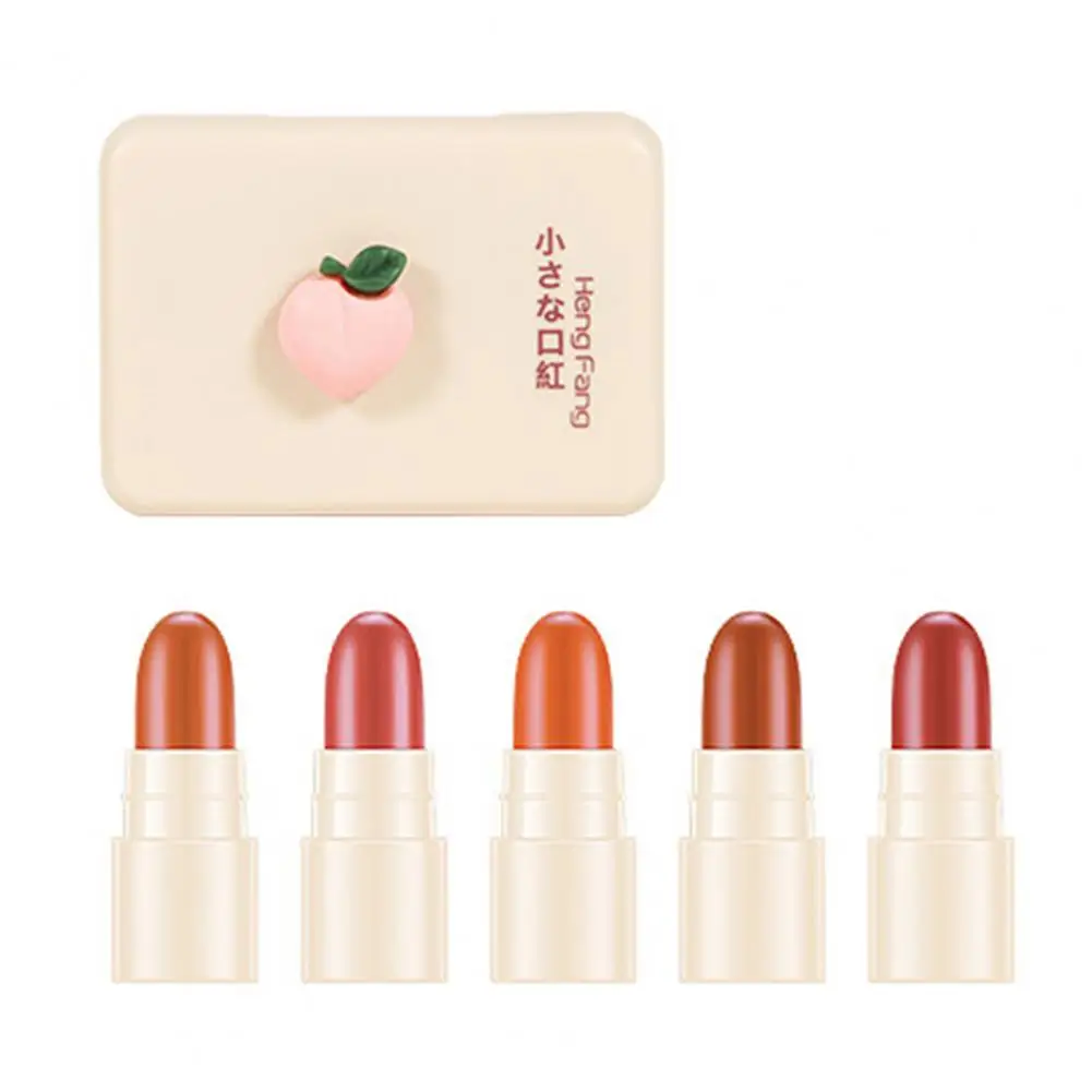 Milde Lipsticks Fluwelen Textuur Gemakkelijk Te Kleuren Veilige Ingrediënten Schoonheid Cosmetische Mini Lipsticks Lippenstift Lipmake-Up