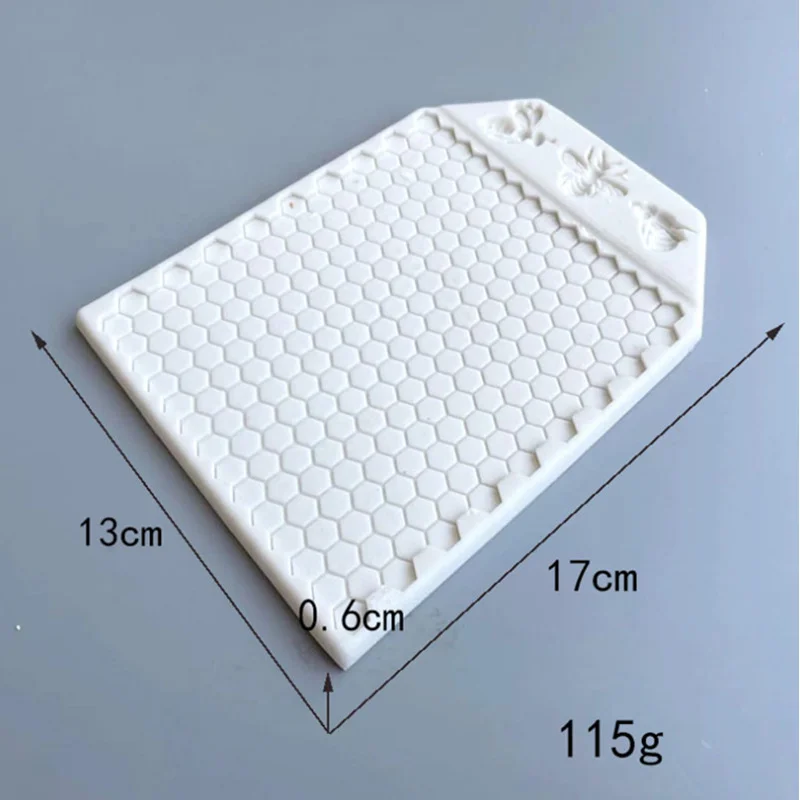 Bee Honeycomb shaped sugar silicone mold DIY chocolate cake decoration tools kitchen accessories